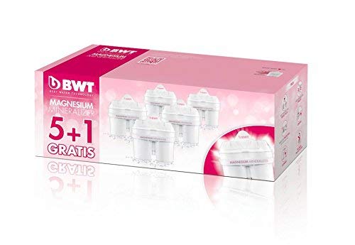 BWT Premium Mg Water Filter, Custom USA Formulation (5+1 Pack) Custom USA 60 Day Formulation