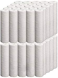 Universal 50 Pack 1-micron 10-Inch by 2.5-Inch Sediment Filter Cartridges, 10