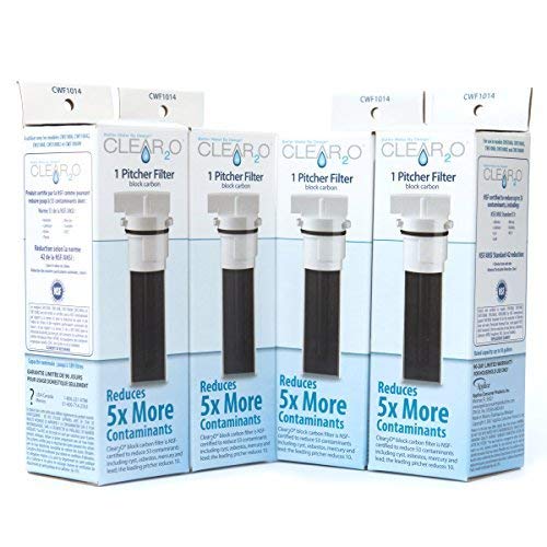 Clear2O CWF1014-4 Replacement Water Filter, 4 Pack