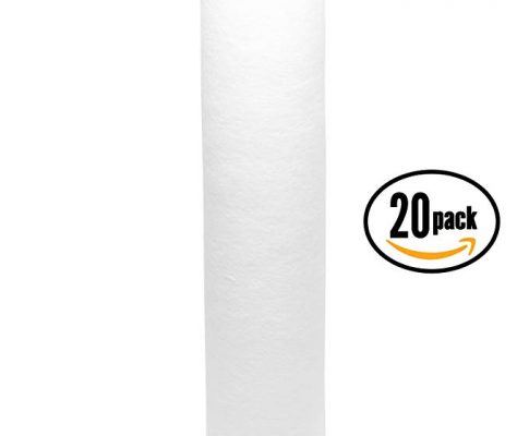 20-Pack Replacement GE GXWH20F Polypropylene Sediment Filter – Universal 10-inch 5-Micron Cartridge for GE HOUSEHOLD WATER FILTRATION SYSTEM – Denali Pure Brand Review