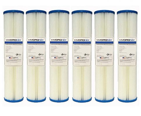 Hydronix SPC-45-2050 50 Micron 20 Inch Whole House Sediment Water Filter 6 Pack Review