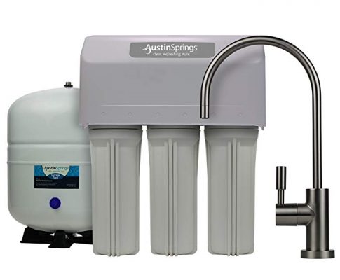 Austin Springs 5-Stage Reverse Osmosis Drinking Water Filter System with Brushed Nickel Faucet, 75 GPD Review