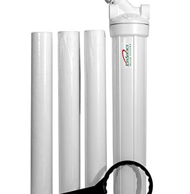 Pre-Sediment 1” Filter System with Built in Bypass to Clean your Water (White, 3 cartridges) Review