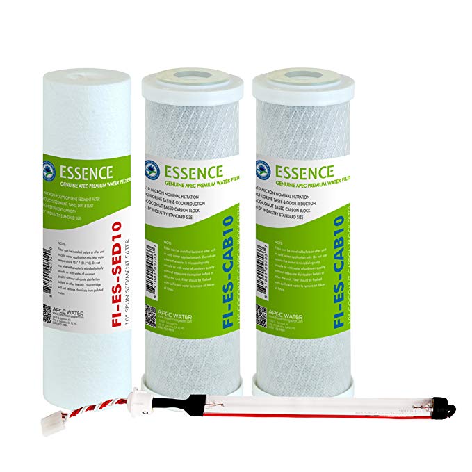 APEC Water Systems FILTER-SET-ESUV Water Filter Replacement