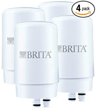 Brita On Tap Replacement Filters, 4-Pack, White