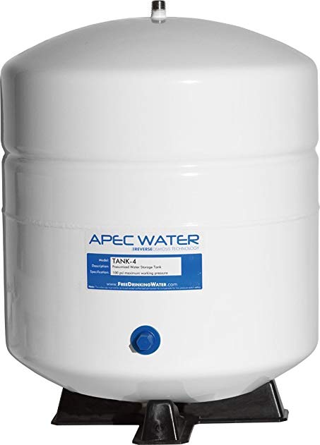 APEC TANK-4 4 gallon Residential Pre-Pressurized Reverse Osmosis Water Storage Tank