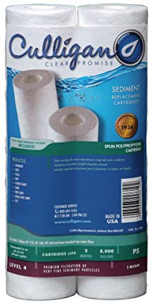 Culligan P5-D Level 4 5 Micron Sediment Filtration 6 Pack Replacement Cartridges