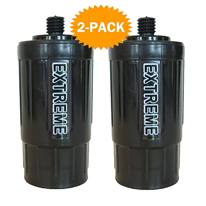 2-PACK - 2 Seychelle EXTREME RAD/ADV Replacement Filters for the Seychelle the 42oz Survival Canteen, 38oz canteen, 28oz bottles, and Pure Water Pump