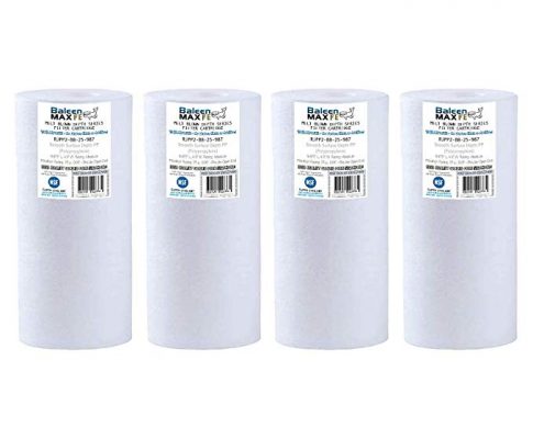 4-Pack of Baleen Filters 10″ x 4.5″ 25 Micron Depth Sediment Filter Cartridge Replaces Hydronix SDC-45-1020, Watts FPMB-BB20-978, Pentek DGD-7525 Review