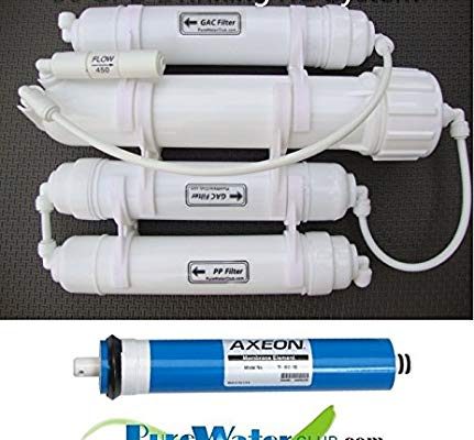 Portable 4 stage drinking 50 GPD Reverse Osmosis RO Water Filter POQ-4-50 Review