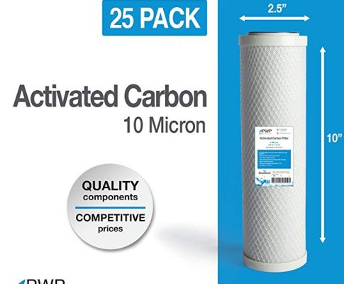 25) 2.5 x 10 Inch Activated Carbon Whole House RO Water Pre Filter CTO 10 Micron Review