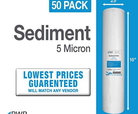 50 Pack PWP 5 Micron 10 X 2.5 Sediment Water Filter Cartridges Review