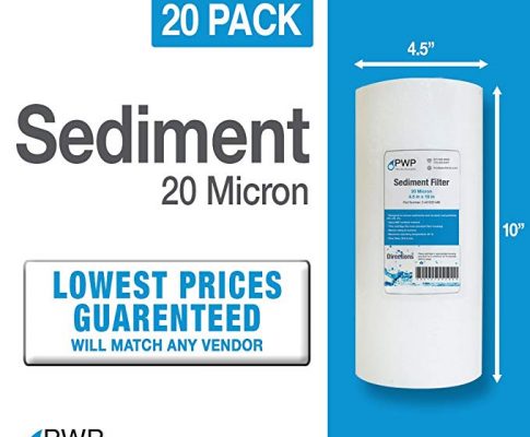 20 Pack PWP 20 Micron 10 X 4.5 Melt Blown Sediment Water Filter Cartridges Review