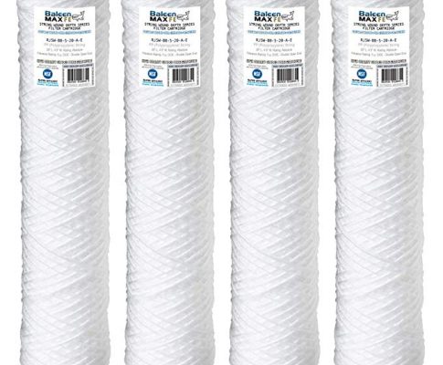 4-Pack of Baleen Filters 20″ x 4.5″ 5 Micron String Wound Sediment Filter Cartridge Replaces Hydronix SWC-45-2005, Watts SF5-20-425, Pentek WPX5BB20P Review