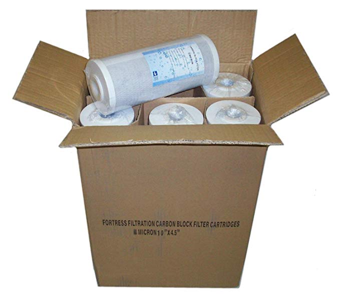 Fortress Filtration Qty(6) Carbon 5 Micron 10