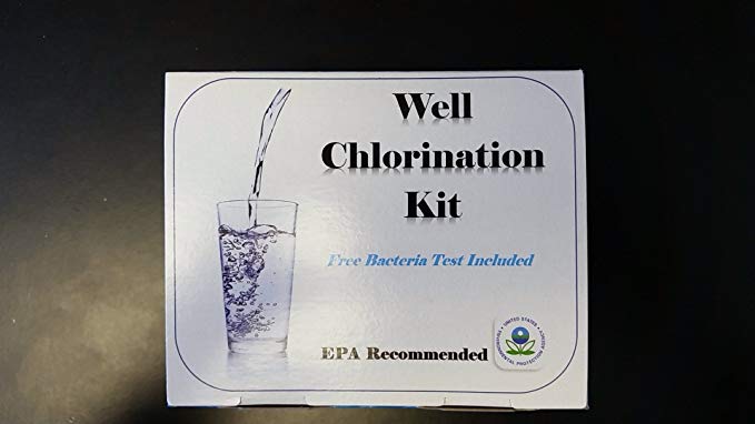 ETR's Well Chlorination Kit - FDA Approved, EPA Recommended, DIY Process. Free Bacteria Test Included!