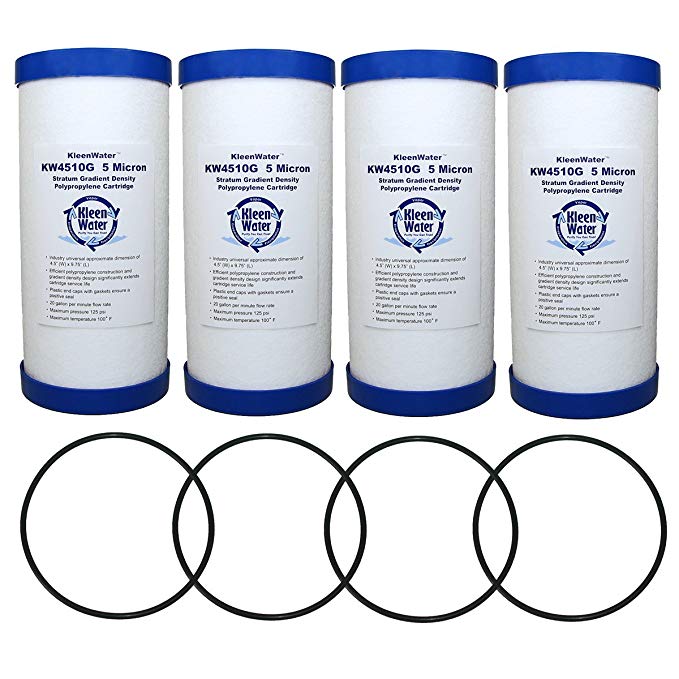 GE GXWH30C, GXWH35F and GXWH40L Compatible Replacement Filter with WS03X10039 Oring (4)